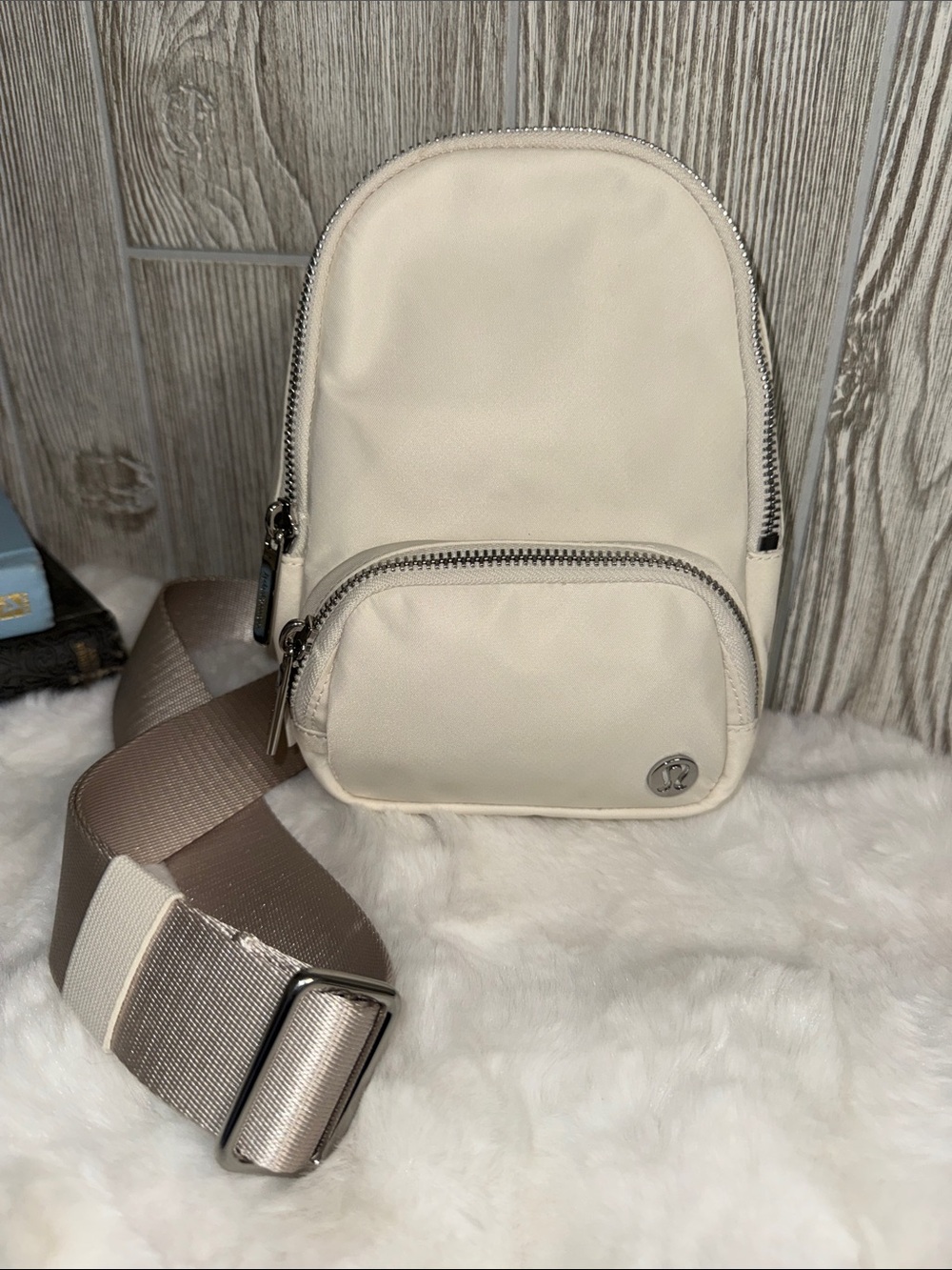 lululemon athletica Cream Crossbody Sling with Wide Adjustable Strap